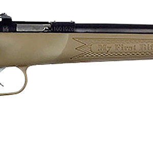 Crickett KSA235 My First Rifle  22 S/L/LR Single Shot 16.10" Blued Barrel & Receiver, Desert Tan Synthetic Fixed Stock